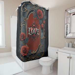Vintage steampunk elegance clockwork Roses of Love