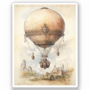 Vintage Steampunk Hot Air Balloon