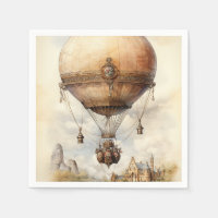 Vintage Steampunk Hot Air Balloon