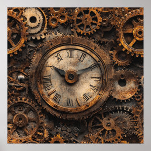 Vintage Steampunk Poster