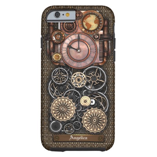 Vintage Steampunk Timepiece Redux #2 Tough iPhone 6 Case