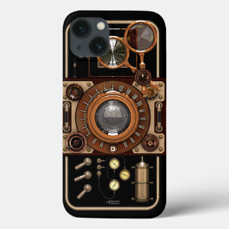 Vintage Steampunk TLR Camera #2B iPhone 13 Case