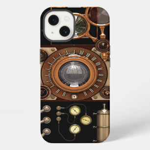 Vintage Steampunk TLR Camera (Dark) iPhone 13 Case