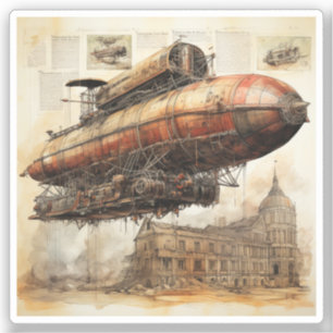 Vintage Steampunk Zeppelin (3)