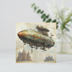 Vintage Steampunk Zeppelin (7)
