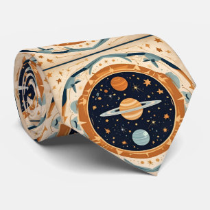 Vintage Stellar Nursery, Space, Cosmos, Universe Tie