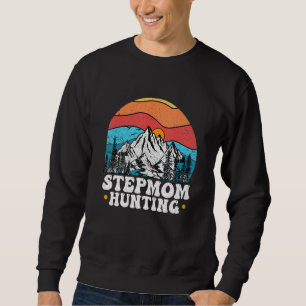 Vintage Stepmom Hunting Retro 80s Montana Mountain Sweatshirt