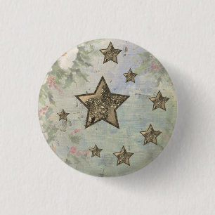 Vintage Sterne 1 Inch Round Button