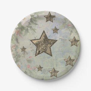Vintage Sterne Paper Plate