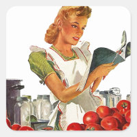 Vintage Sticker Gift Canning Tomatoes Sauce Salsa