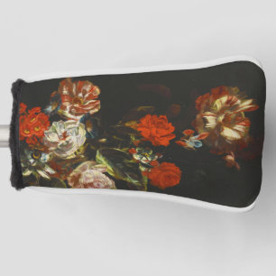 Vintage Still Life with Flowers Golf Head Cover