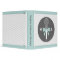 Vintage Stitched Whisk in Teal Recipe Binder