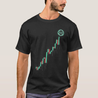 Vintage Stock Chart Binance BNB Coin To The Moon C T-Shirt