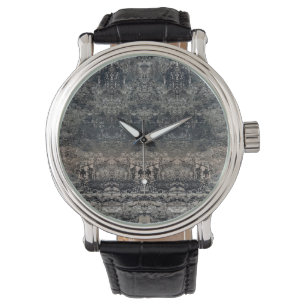 Vintage Stone Grey Pattern Watch