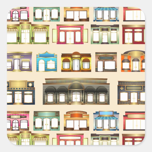 vintage stores stickers (Front)