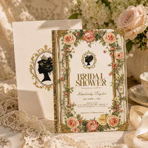 Vintage Story Book New Chapter Bridal Shower Invitation