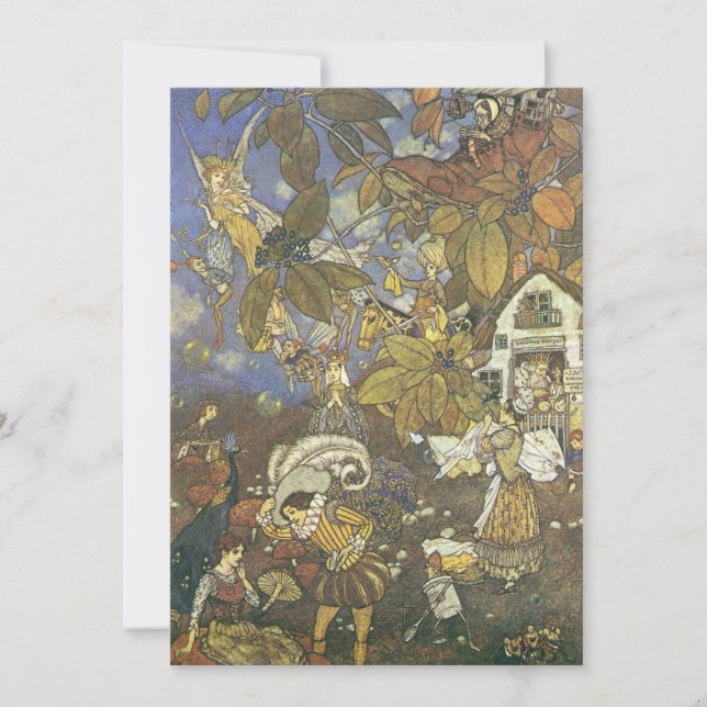 Vintage Storybook Characters by Dulac Invitation (Front)