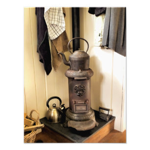 VINTAGE STOVE PHOTO PRINT