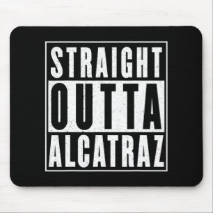 Vintage Straight Out Of Alcatraz Funny Trump Costu Mouse Pad
