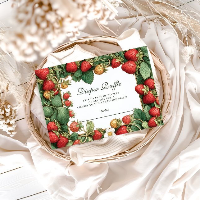 Vintage Strawberry Cottag Diapper Raffle Enclosure (Creator Uploaded)