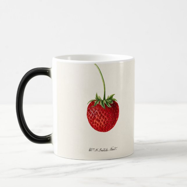 Vintage Strawberry Magic Mug (Left)