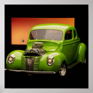 Vintage Street Rod Poster