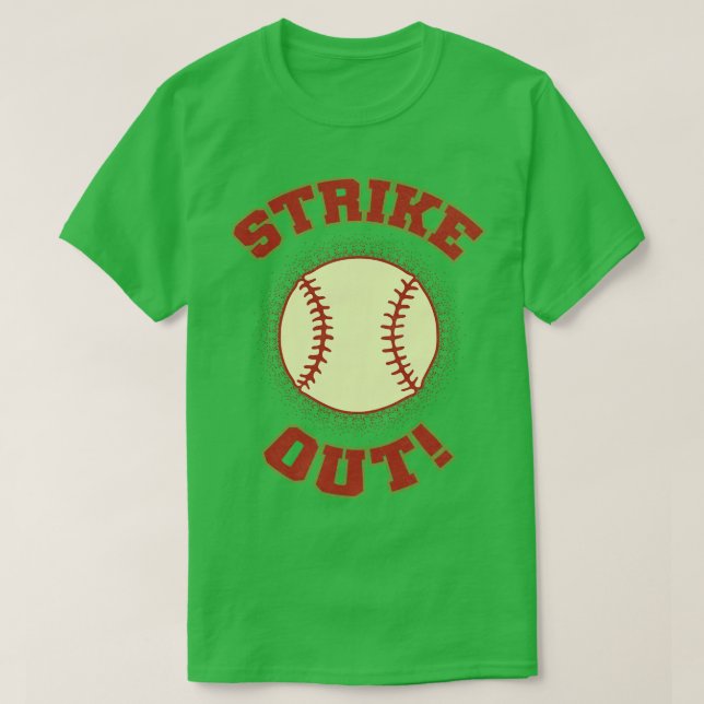 Vintage Strike Out T-Shirt (Design Front)