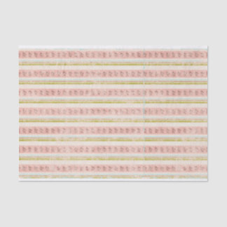 Vintage Stripe Floral Shabby Chic Decoupage Tissue Paper