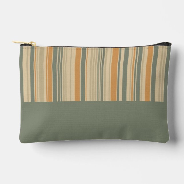 Vintage Stripe Small Pouch (Front)