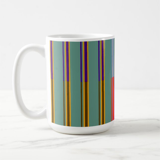 Vintage Striped Personalized - Mug (Left)