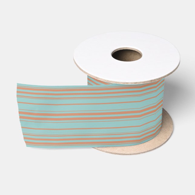 Vintage Striped Satin Ribbon (Spool)