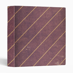 Vintage Striped Textile Grunge Binder