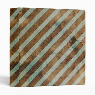 Vintage Striped Textile Grunge Binder