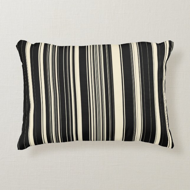 Vintage Stripes  Accent Pillow (Front)