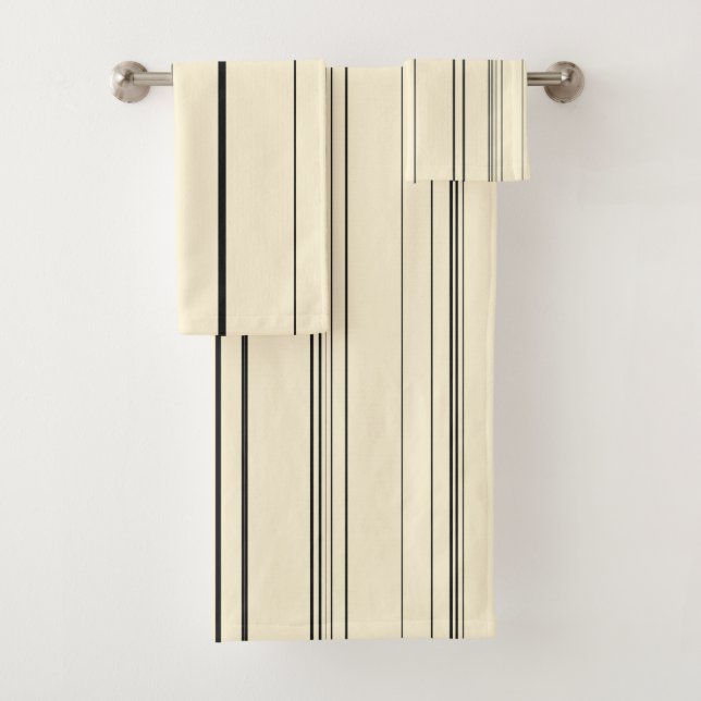 Vintage Stripes  Bath Towel Set (Insitu)