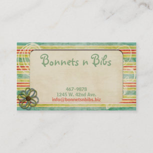 Vintage Stripes Business Card
