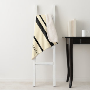 Vintage Stripes  Sherpa Blanket