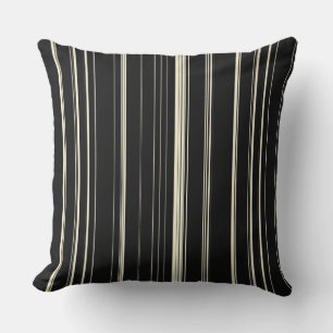 Vintage Stripes  Throw Pillow