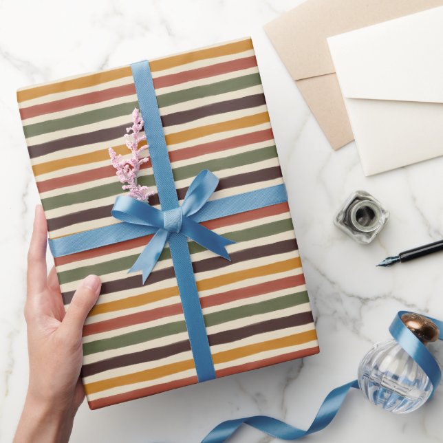 Vintage Stripes Wrapping Paper (Gifting)