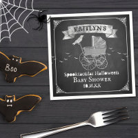 Vintage Stroller Halloween Baby Shower