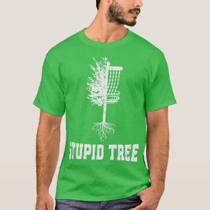 Vintage Stupid Tree Disc Golf Disc Fans T-Shirt