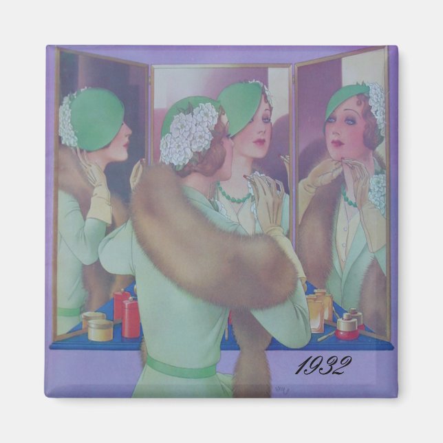 Vintage Style 1932 Magnet (Front)