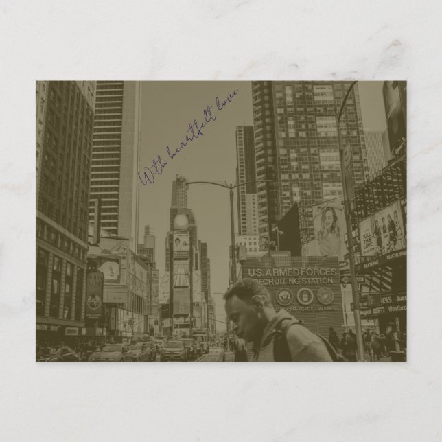 vintage-style American postcard (Front)