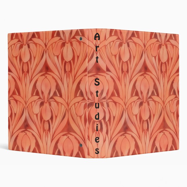 Vintage Style Art Personal Study Notebook Binder (Background)