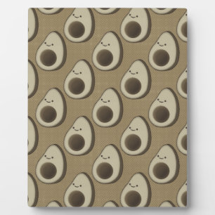 Vintage Style Avocado Pattern Plaque