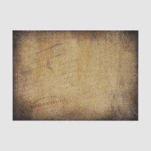 Vintage Style Background Eiffel Tower" Tissue Paper