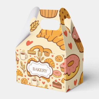 Vintage Style Bakery Favor Box