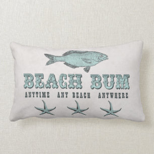 Vintage Style Beach Bum Pillows