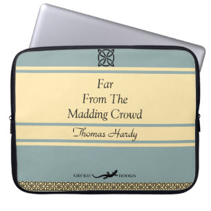 Vintage Style Book Far From The Madding Crowd Laptop Sleeve