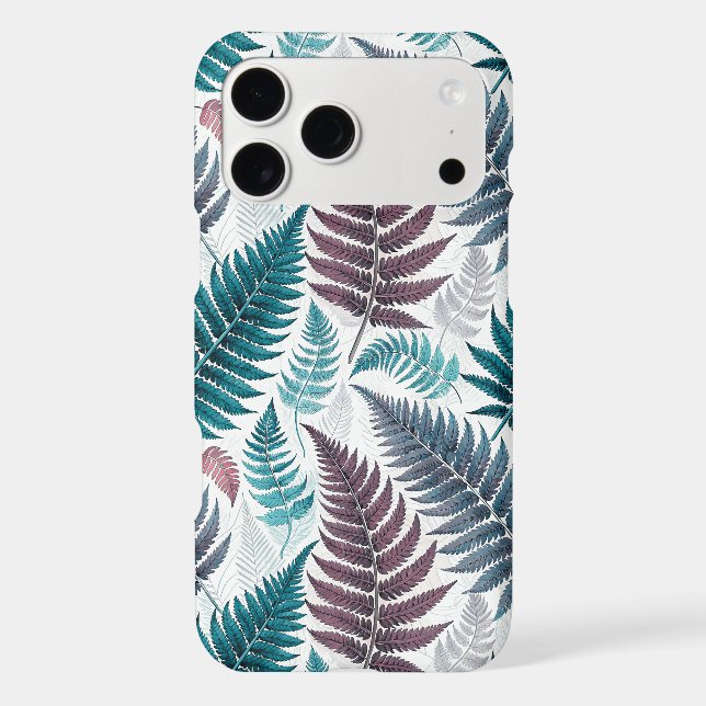 Vintage-style botanical fern leaves (Back)